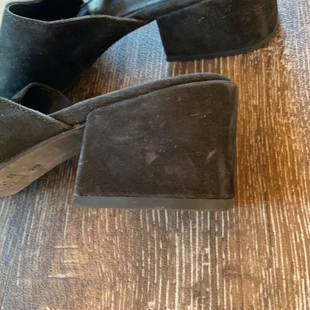 Eileen Fisher Haven Tumbled Nubuck Slide Size 6.5 - Picture 7 of 14